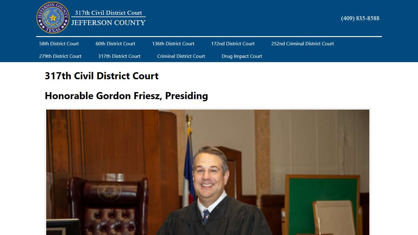 317th Civil District Court - Jefferson County TX