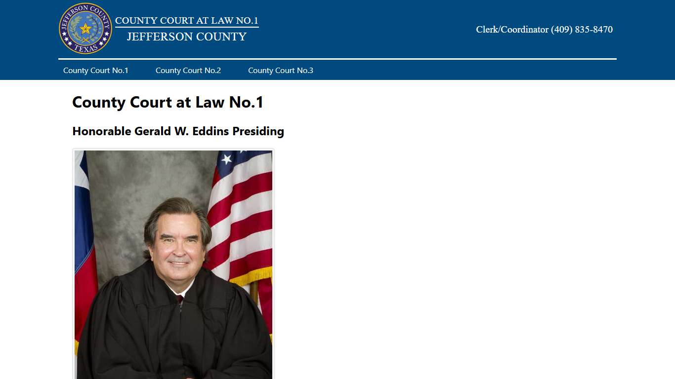 County Court 1 - Jefferson County TX